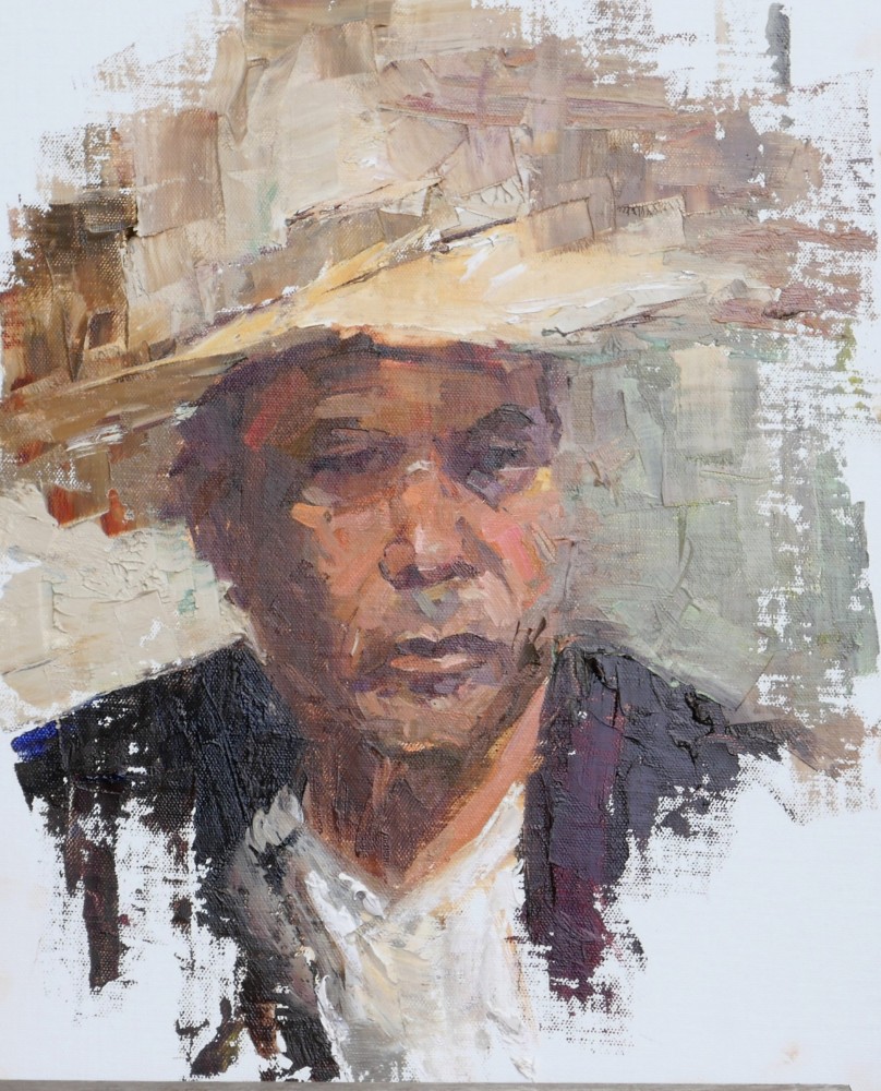 Man in a hat by Melanie Bardolia